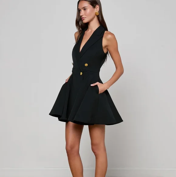 L'Agence Royalty Mini Dress - Picture 3 of 11